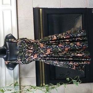 Eva Rose Vintage Style Woodland Dress. Medium.